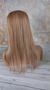 Immediate despatch- U part topper 8/22 with root, clip in hair enhancer