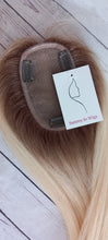 Load image into Gallery viewer, Ready to ship- Silk base topper, lightest blonde light root, 3*5inch, 20 inches long