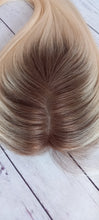 Load image into Gallery viewer, Ready to ship- Silk base topper, lightest blonde light root, 3*5inch, 20 inches long