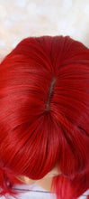 Load image into Gallery viewer, Ready to ship- red Fibre wig, synthetic, fringe, bangs