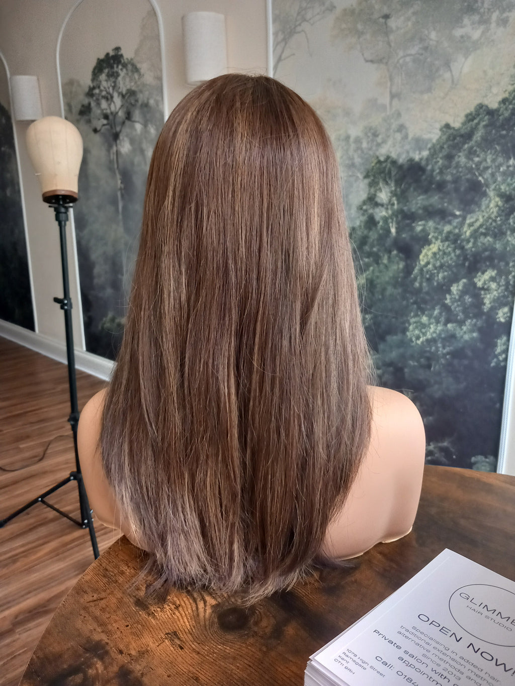 Ready to ship- Courtney lace top wig, medical, hair loss, high quality, realistic, Spiced Coffee, Medium