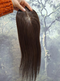 The Elle topper- Silk base human hair topper, 3x5inch, 16 inches long, choose shade