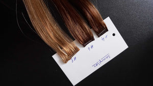 Human hair sample, U part/ U part topper, choose shade