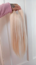 Charger l&#39;image dans la galerie, Immediate despatch- U part topper lightest blonde 60 clip in hair enhancer, volumiser