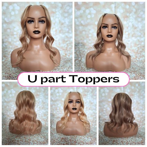 Human hair U part topper, hair booster , volumiser, choose shade and length, upgrade your hair density!