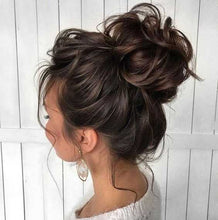 Load image into Gallery viewer, clearance- Human hair messy buns, ponytail, hair accessory