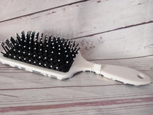 Load image into Gallery viewer, Animal print paddle brush for detangling Hair extensions and wigs