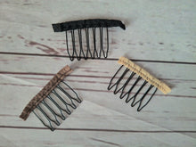 Load image into Gallery viewer, Wig combs- pack of 4- highest quality, black, beige, brown, wrapped