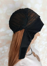 Charger l&#39;image dans la galerie, Ready to ship- Human hair headband wig, band fall, auburn brown, 16 inches long, straight