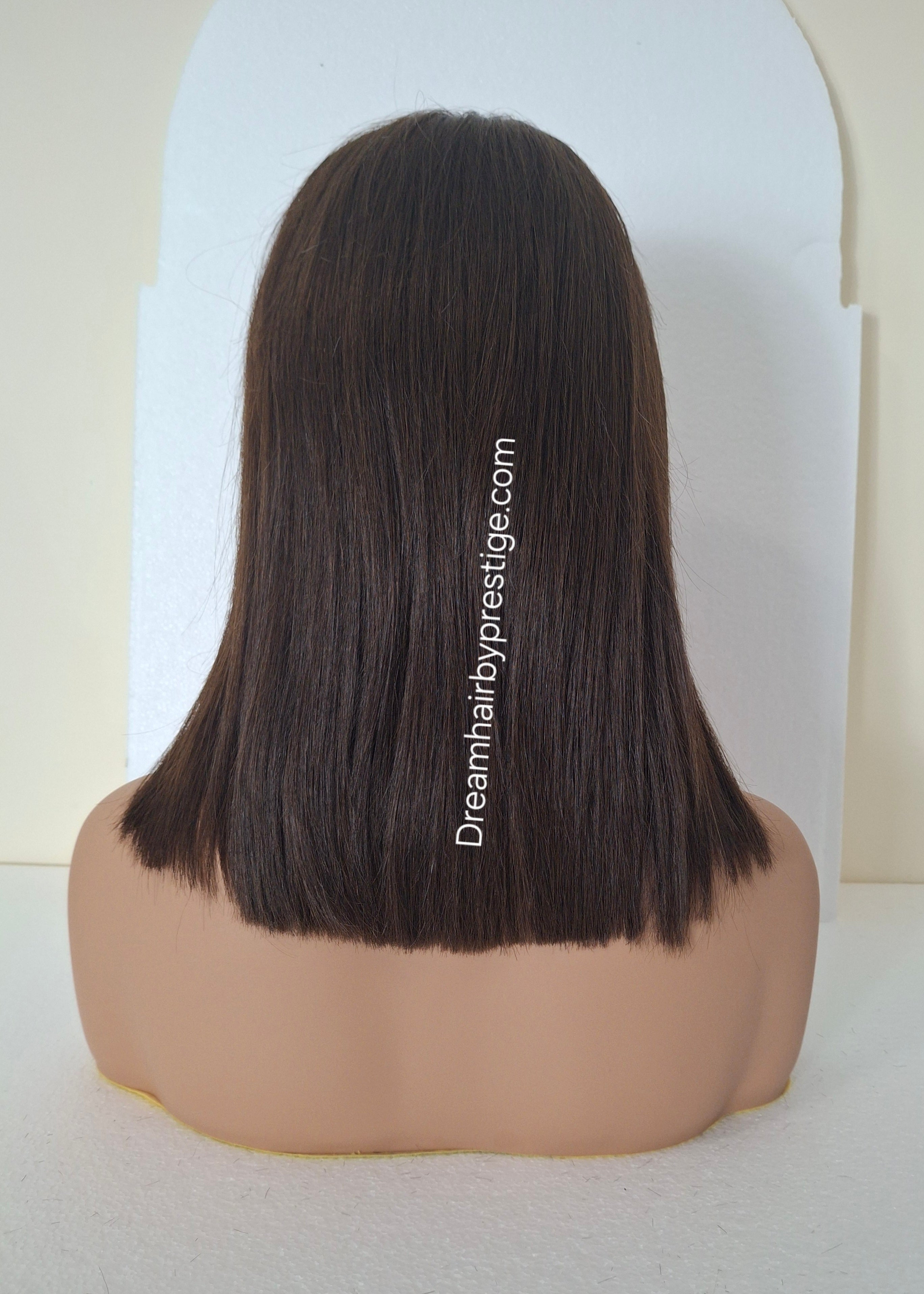 Lila Silk base lace front wig, medical, hair loss, high quality, realistic, chocolate, Medium