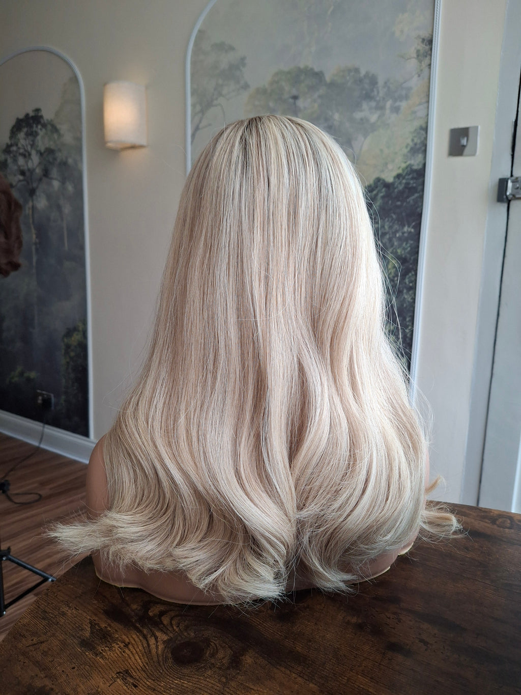 Ready to ship- Courtney lace top wig, medical, hair loss, high quality, realistic, vanilla ice, small