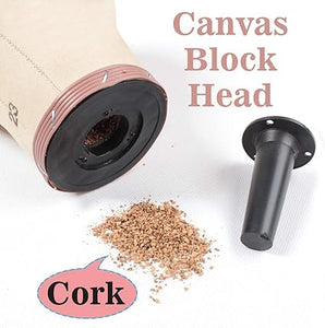 Canvas wig block, quality, professional standard, small, medium size cork mannequin head