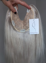 Charger l&#39;image dans la galerie, U part topper, cheveux remy humains, clip dans le pare-chocs de cheveux, fabriqué au Royaume-Uni, 5x5 pouces