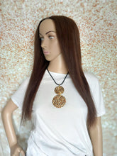 Load image into Gallery viewer, Ready to ship, Vibe U part wig, darkest brown, 18 inches long, Medium size
