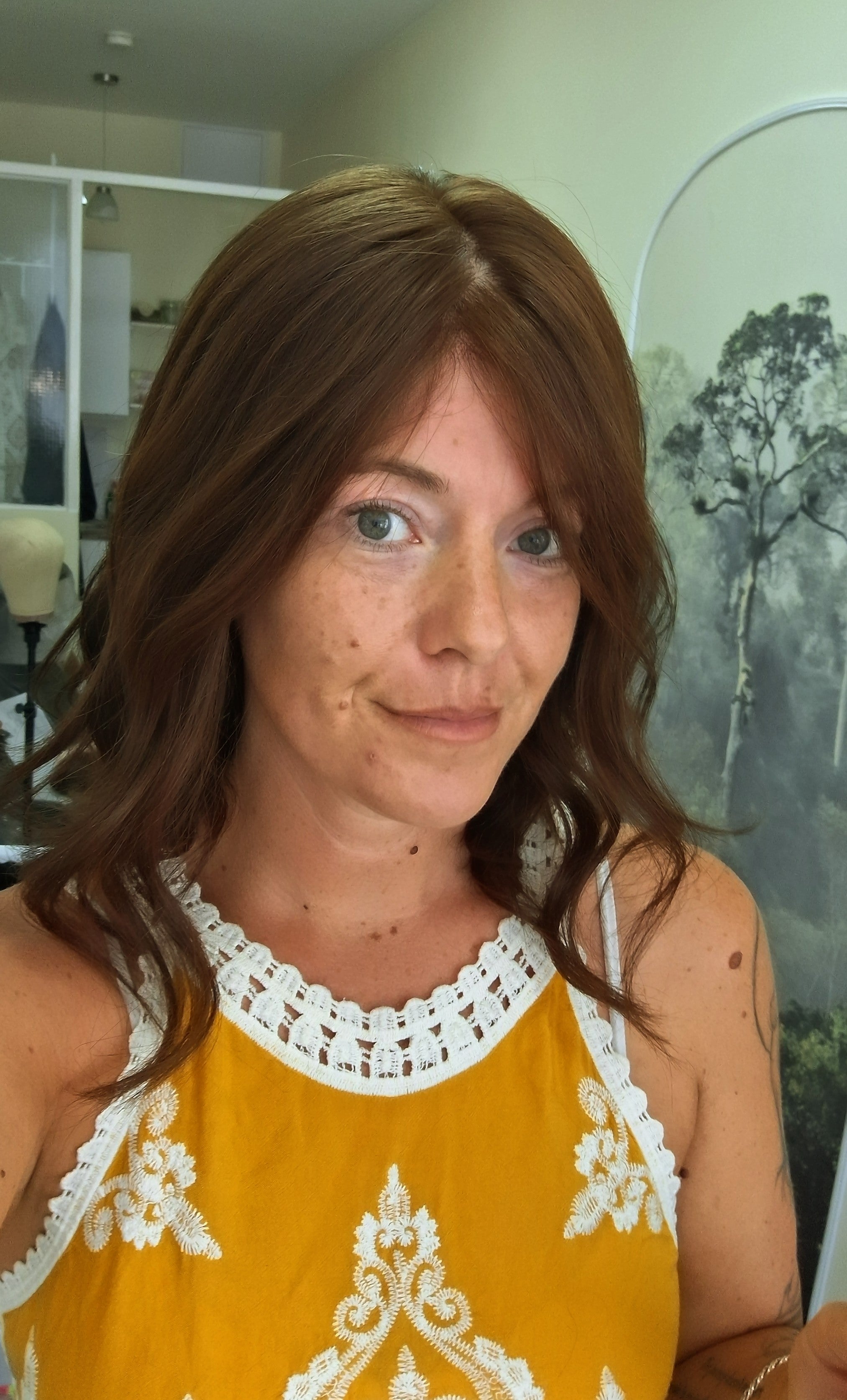 Ready to ship- Lila Silk base lace front wig, medical, hair loss, high quality, realistic, dark brunette, Medium