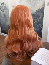 Load image into Gallery viewer, Ready to ship, Vibe U part wig, light auburn, 18 inches long, Medium size