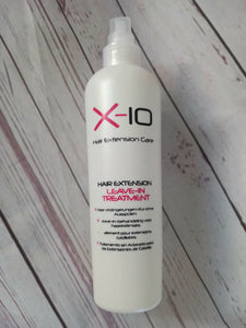 Wigs/ hair extensions leave in conditioner spray by x-10, keep moisture locked in!
