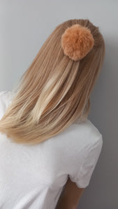 Immediate dispatch- large Faux fur pom pom hair bands, 8 colours