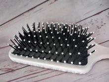 Load image into Gallery viewer, Animal print paddle brush for detangling Hair extensions and wigs