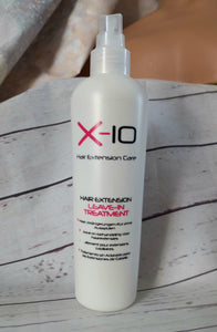 Wigs/ hair extensions leave in conditioner spray by x-10, keep moisture locked in!