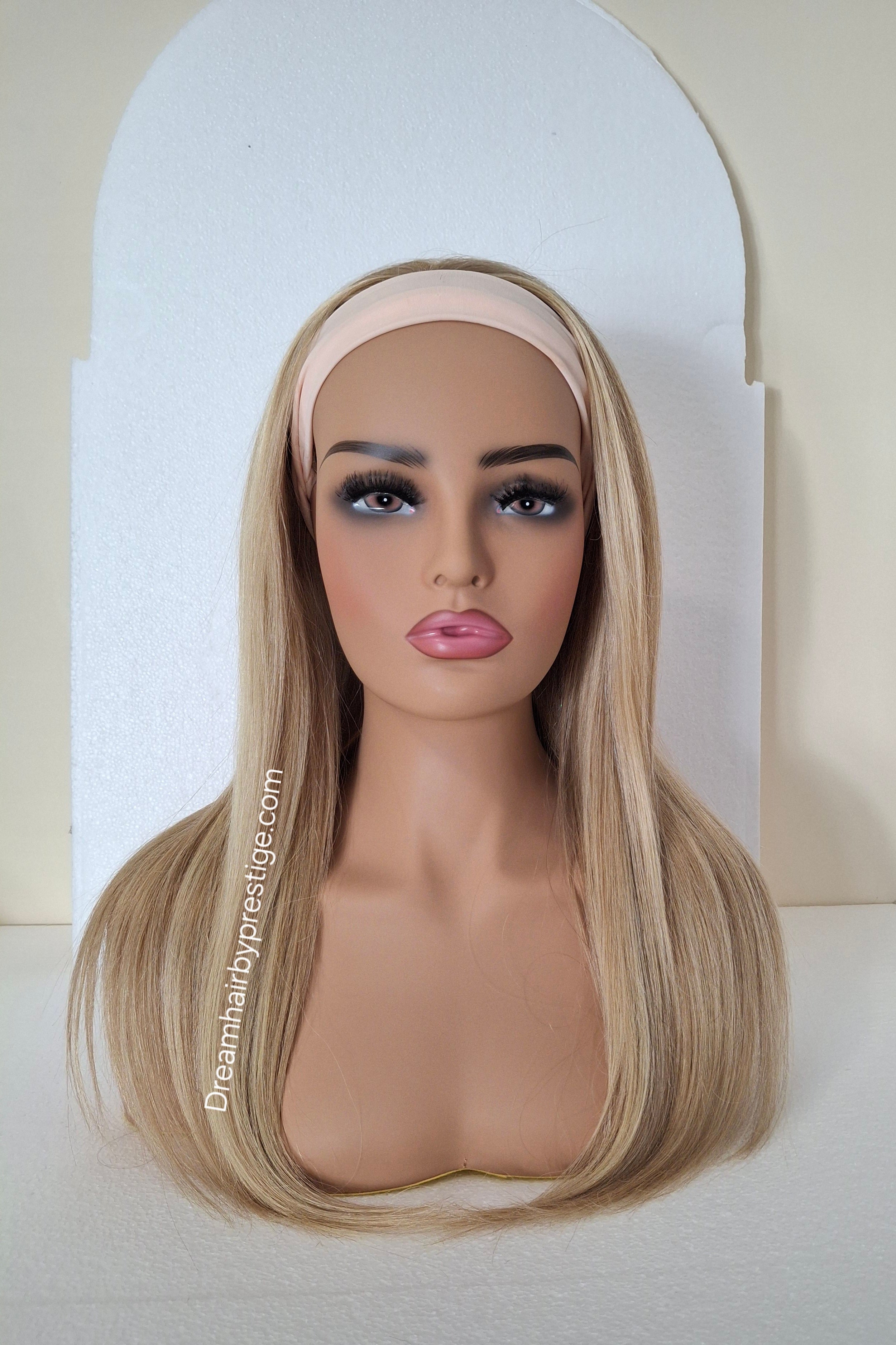 Vibe Headband wig, Human hair extension, choose your colour and length, 16/18/20 inches long