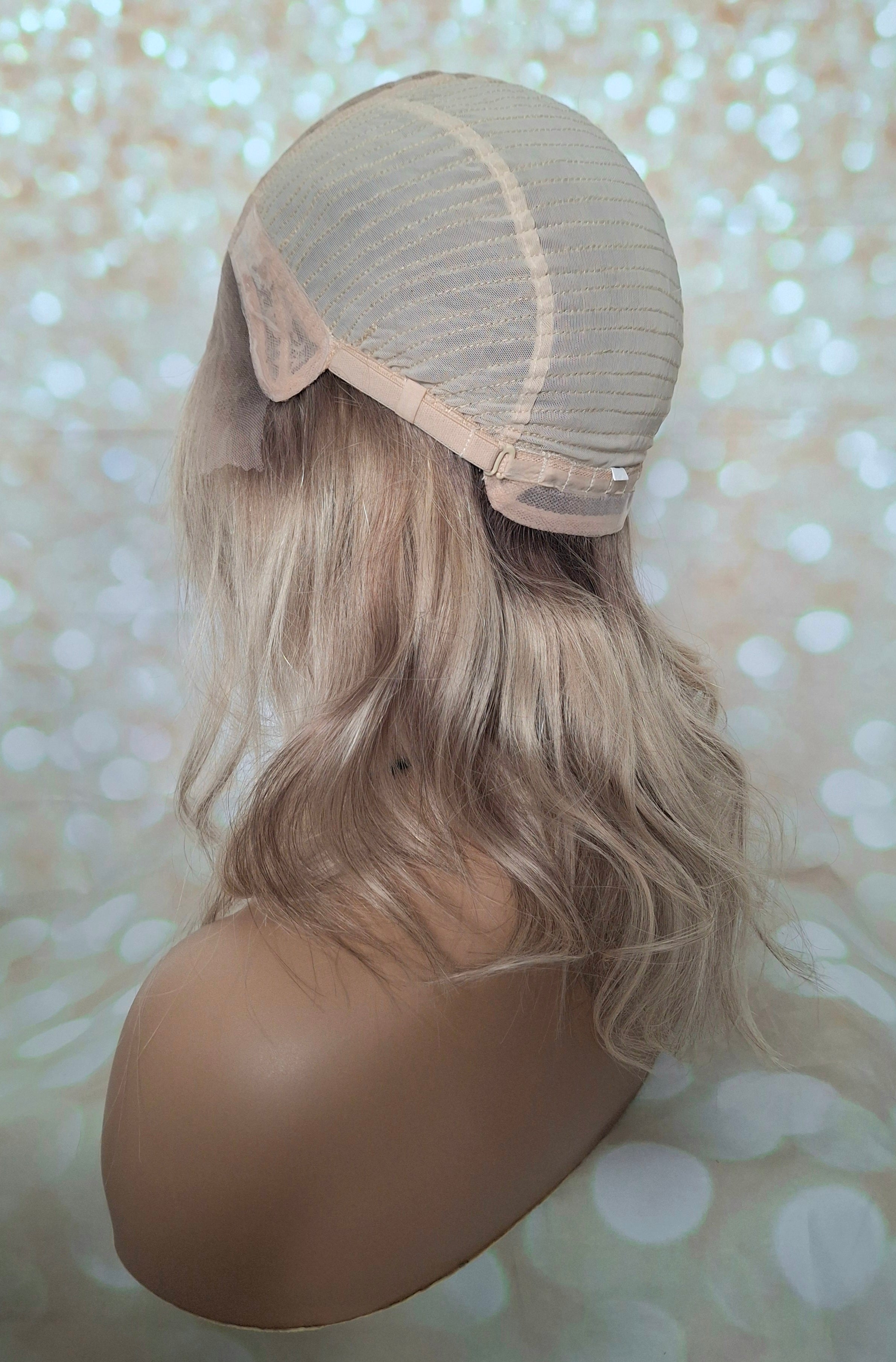 Ready to ship- Lila Silk base lace front wig, medical, hair loss, high quality, realistic, frosted fairytale, Medium