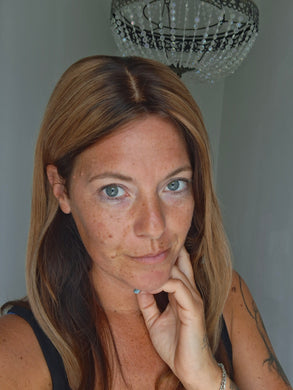 Ready to ship- parting topper, human hair, silk base, clip in, 6 medium brown with root, 16 inches long