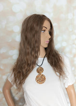 Charger l&#39;image dans la galerie, Ready to ship- medical wig, hand tied Silk and lace base with PU outer, small/petite human hair wig, natural ash brown