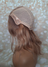 Load image into Gallery viewer, Ready to ship- Silk base lace front wig, medical, hair loss, high quality, realistic, light auburn brown, golden blonde, light blonde, Medium
