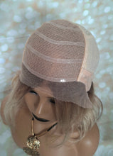 Load image into Gallery viewer, Ready to ship- Silk base lace front wig, medical, hair loss, high quality, realistic, ash blonde/ lightest blonde, Medium