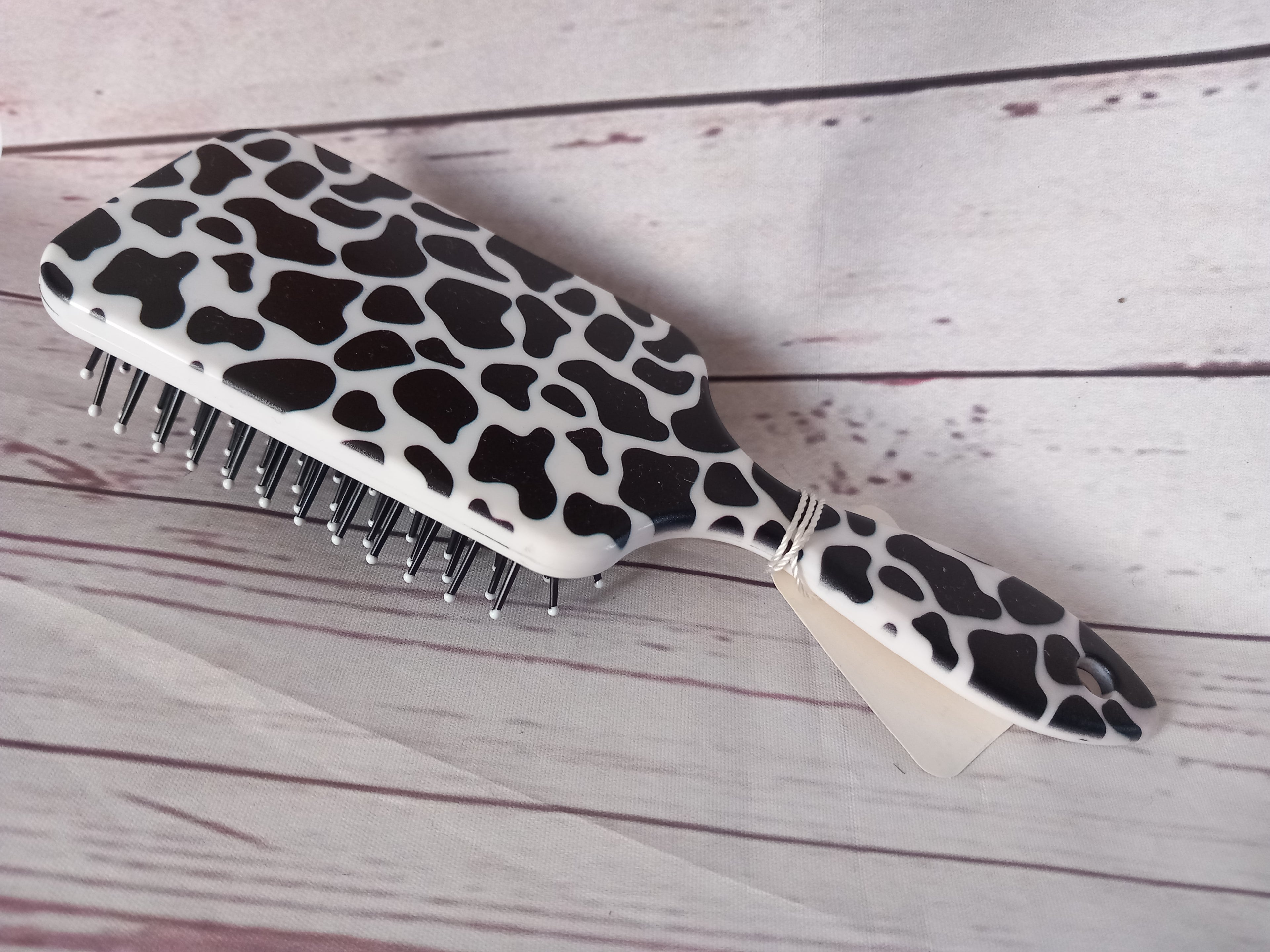 Animal print paddle brush for detangling Hair extensions and wigs
