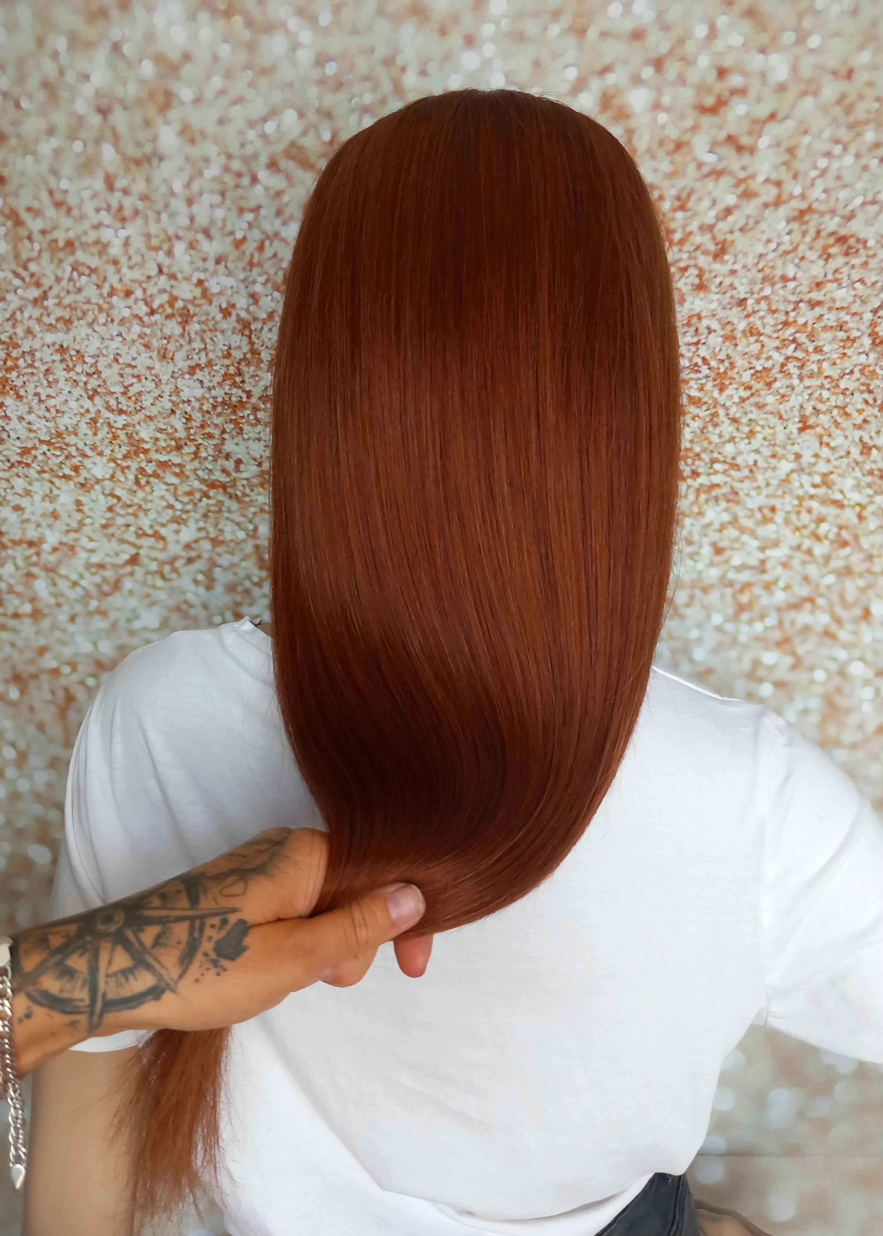 Khloe Headband wig, Human hair extension, choose shade, 16/18/20 inches long