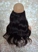 Load image into Gallery viewer, Vibe Halo extension, Human hair, choose shade, 16/18/20 inches long, 200g