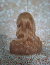 Load image into Gallery viewer, Ready to ship- U part topper 27/613,  strawberry blonde/ light blonde clip in hair booster, volumiser, 16 inches long 6x6 inch