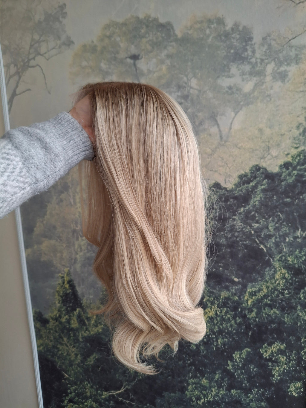 Ready to ship- Courtney lace top wig, medical, hair loss, high quality, realistic, vanilla ice, small