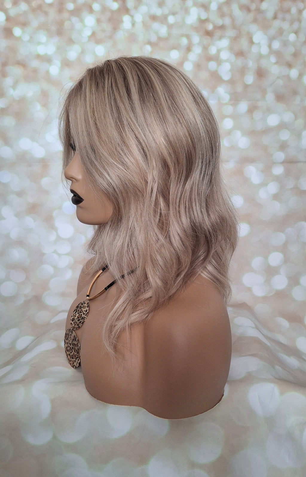 Ready to ship- Lila Silk base lace front wig, medical, hair loss, high quality, realistic, frosted fairytale, Medium