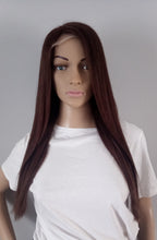 Load image into Gallery viewer, Clearance- Immediate despatch- Human hair wig, dark brown, lace closure, colour 4