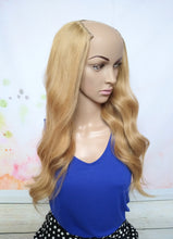 Load image into Gallery viewer, Prestige clip in U part human hair extension, ash blonde