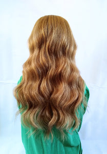 Human hair U part wig- #6/8- medium brown/ light brown- 16/18/20/22 inches long