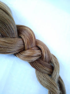 Perruque U part en cheveux humains-#6/8-brun moyen/brun clair-16/18/20/22 pouces de long