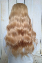 Charger l&#39;image dans la galerie, Perruque U part en cheveux humains- #27- blond fraise- 16/18 pouces de long