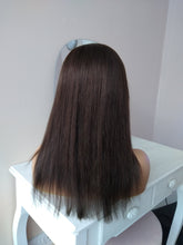 Load image into Gallery viewer, Human hair U part wig, #2-darkest warm brown- 16/18/20/22 inches long