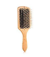 Load image into Gallery viewer, Immediate dispatch- Anti static hair extension paddle brush, wooden bristles